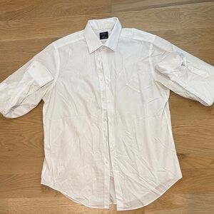 Arrow Men's Classic White Button Down Shirt